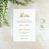 Guthrie Castle Wedding Invitation, Wedding Venue Illustration