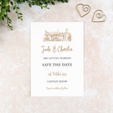 Cantley House, Save the Date Card, Wedding Venue Illustration