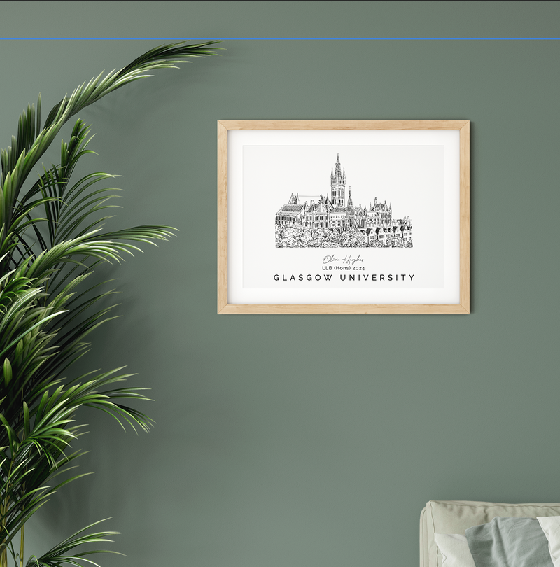 Glasgow University, Personalised Graduation Gift for Student