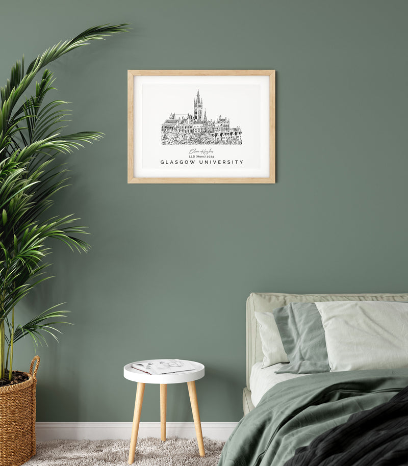Glasgow University, Personalised Graduation Gift for Student