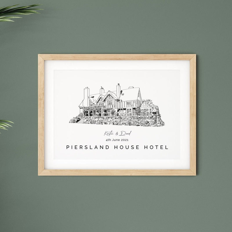Piersland House Hotel, Personalised Gift for Wedding Booking