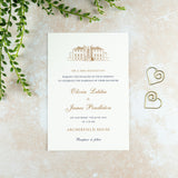 Archerfield House Wedding Invitation, Wedding Venue Illustration