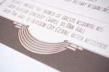 luxuryweddinginvitationsbycombossa Embossed Wedding Invitation Embossed Wedding Invitation, Art Deco NEW