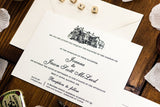 luxuryweddinginvitationsbycombossa Letterpress Wedding Invitations Letterpress Wedding Invitation, Brig o' Doon