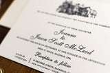 luxuryweddinginvitationsbycombossa Letterpress Wedding Invitations Letterpress Wedding Invitation, Brig o' Doon
