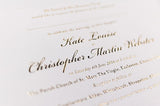 luxuryweddinginvitationsbycombossa Embossed Wedding Invitation Embossed Wedding Invitation, Classic with Raised Border