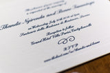 luxuryweddinginvitationsbycombossa Letterpress Wedding Invitations Letterpress Wedding Invitation, Classic, Embossed