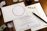 luxuryweddinginvitationsbycombossa Letterpress Wedding Invitations Letterpress Wedding Invitation, Combined Rings