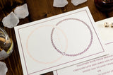 luxuryweddinginvitationsbycombossa Letterpress Wedding Invitations Letterpress Wedding Invitation, Combined Rings