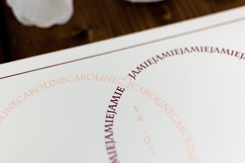 luxuryweddinginvitationsbycombossa Letterpress Wedding Invitations Letterpress Wedding Invitation, Combined Rings