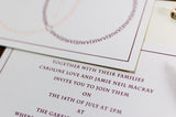 luxuryweddinginvitationsbycombossa Letterpress Wedding Invitations Letterpress Wedding Invitation, Combined Rings