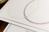 luxuryweddinginvitationsbycombossa Letterpress Wedding Invitations Letterpress Wedding Invitation, Combined Rings
