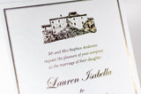luxuryweddinginvitationsbycombossa Embossed Wedding Invitation Embossed Wedding Invitation, Italian Wedding Villa