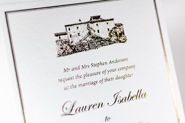 luxuryweddinginvitationsbycombossa Embossed Wedding Invitation Embossed Wedding Invitation, Italian Wedding Villa