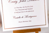 luxuryweddinginvitationsbycombossa Embossed Wedding Invitation Embossed Wedding Invitation, Italian Wedding Villa