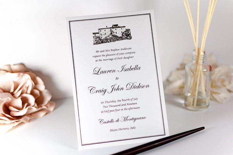 luxuryweddinginvitationsbycombossa Embossed Wedding Invitation Embossed Wedding Invitation, Italian Wedding Villa