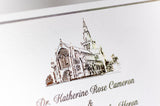luxuryweddinginvitationsbycombossa Embossed Wedding Invitation Embossed Wedding Invitation, Glasgow Cathedral