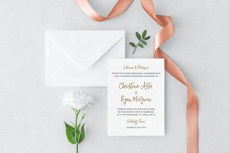 luxuryweddinginvitationsbycombossa HD Printed Wedding Invitations Dalduff Farm Wedding Invitation, HD Digital Print