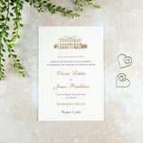 Dumfries House Wedding Invitation, Wedding Venue Illustration