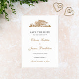 Fairyhill, Save the Date Card, Wedding Venue Illustration