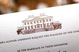 luxuryweddinginvitationsbycombossa Letterpress Wedding Invitations Letterpress Wedding Invitation, Dumfries House