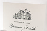 luxuryweddinginvitationsbycombossa Letterpress Wedding Invitations Letterpress Wedding Invitation, Manor by the Lake, Cheltenham