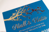 luxuryweddinginvitationsbycombossa Embossed Wedding Invitation Embossed Wedding Invitation, Two Little Love Birds
