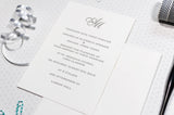 luxuryweddinginvitationsbycombossa HD Printed Wedding Invitations Classic Monogram Wedding Invitation, HD Digital Print
