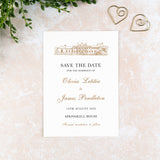 Springkell, Save the Date Card, Wedding Venue Illustration