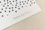 Starry, Starry Night, Save the Date.