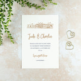 Springkell Wedding Invitation, Wedding Venue Illustration