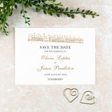 Turnberry Hotel, Save the Date Card, Wedding Venue Illustration